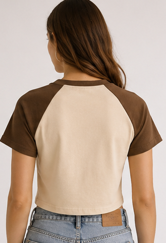 Women's Monterey 76 Graphic Raglan Crop Tee
